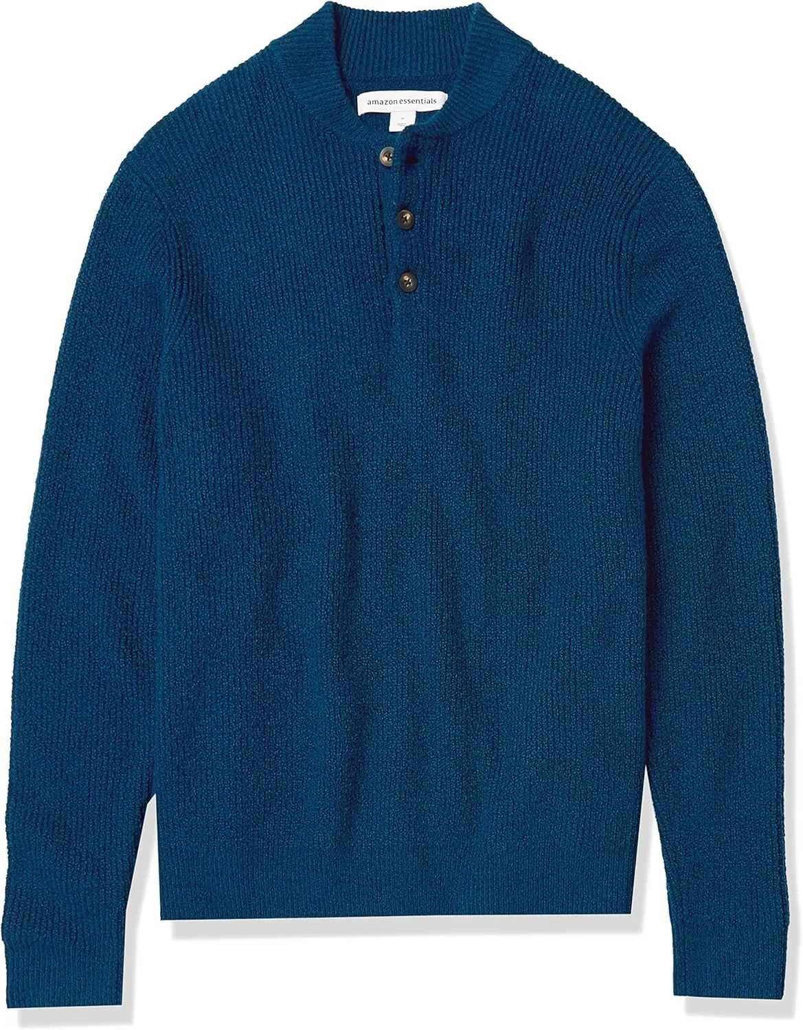 Amazon Essentials Men's Long-Sleeve Soft Touch Henley Sweater