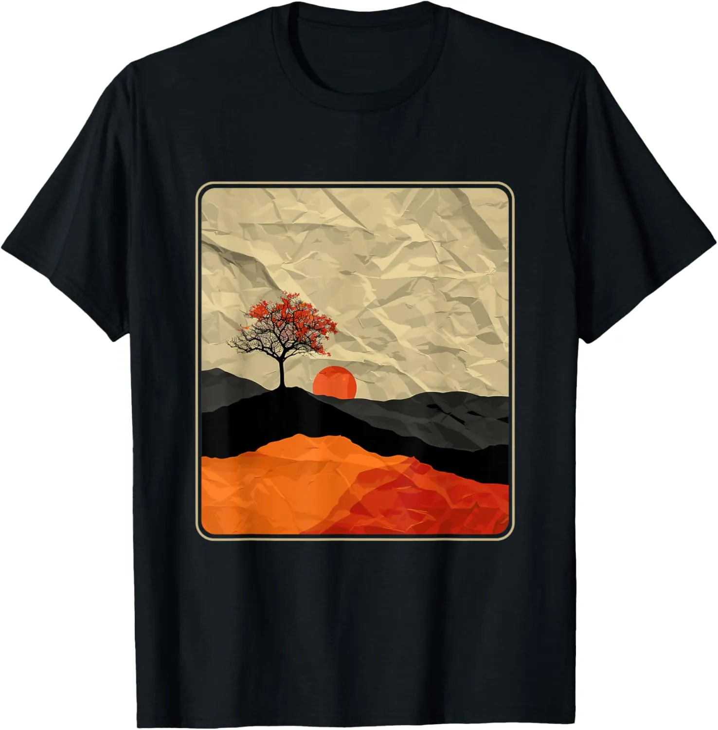 Tree In the Field and Sun, Natur Lover, Men, Women, T-Shirt
