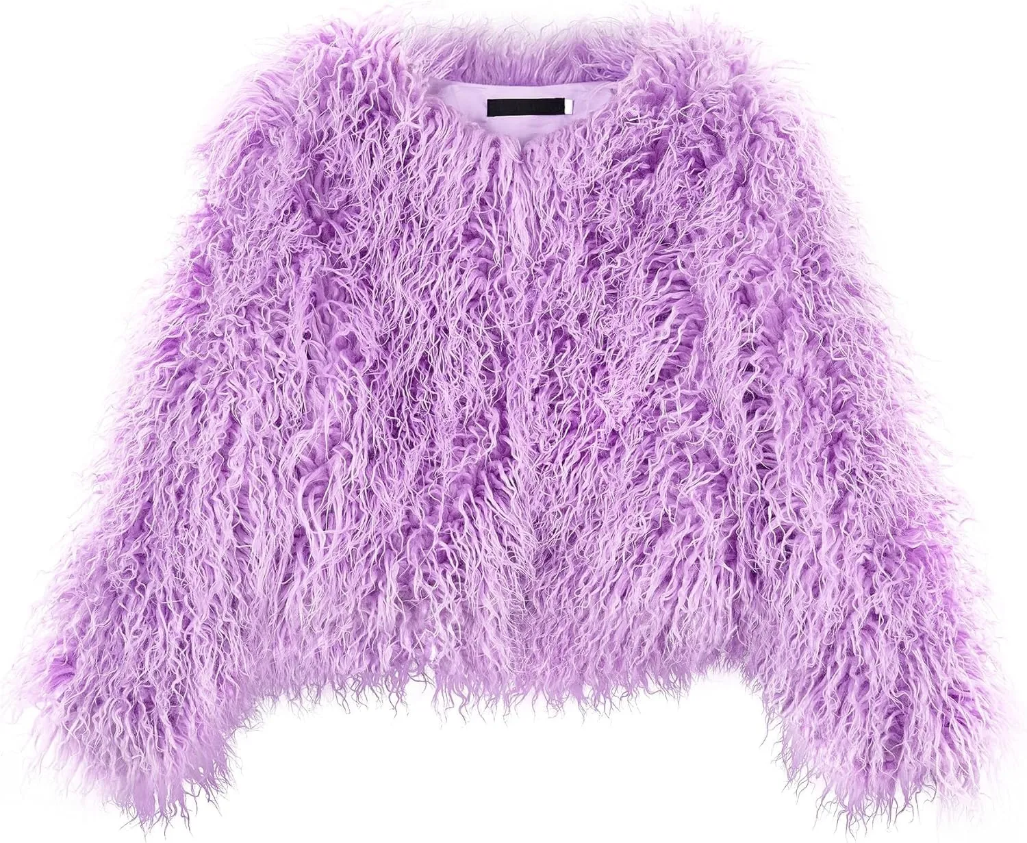 Women's Shaggy Faux Fur Outwear Coat Jacket Long Sleeve Warm Winter