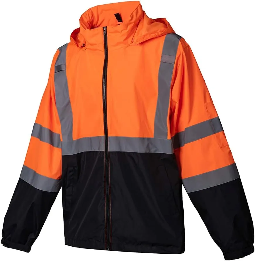 YOWESHOP High Visibility Reflective Safety Jacket Reflective Jacket for Men Hi Vis Construction Jackets